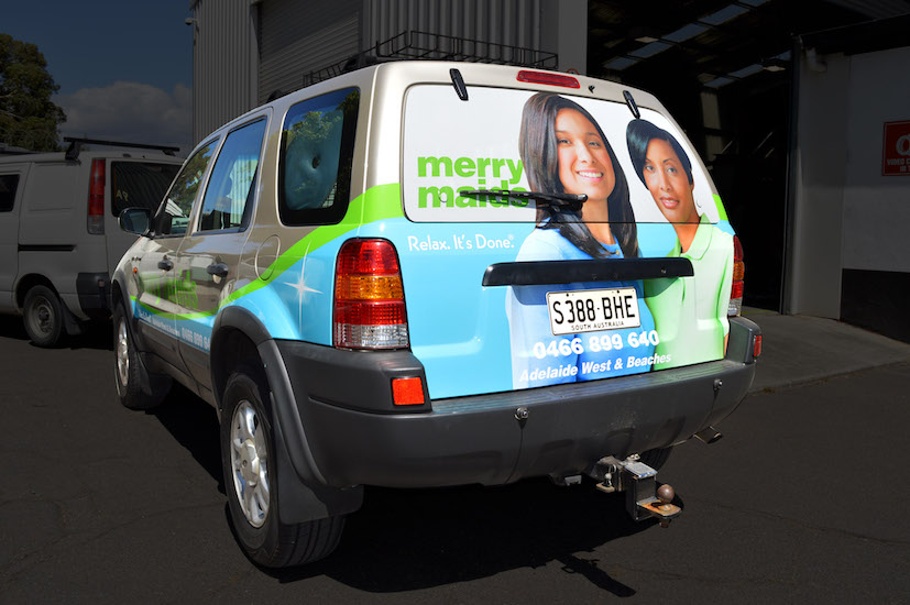 vehicle wrap and one way vision